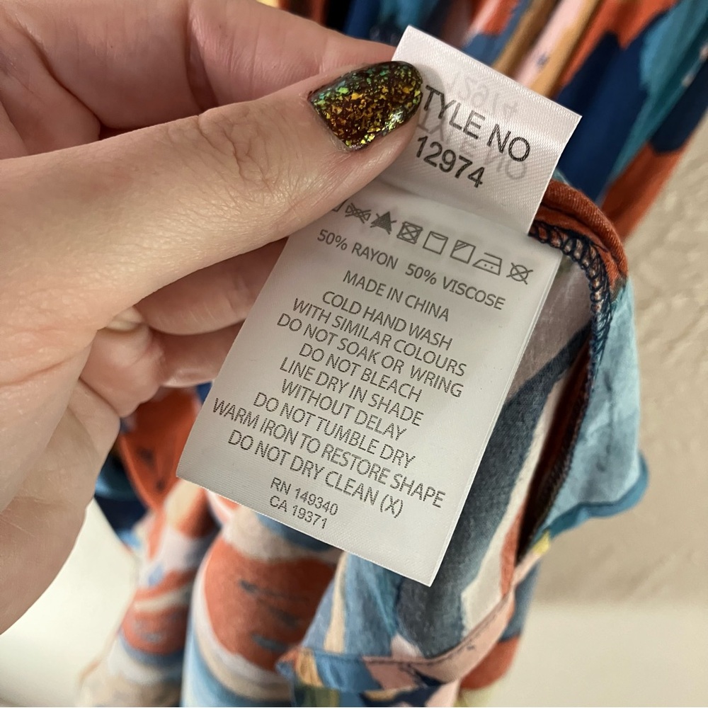 ROLLA'S Multicolor Abstract Midi Dress - Picture 11 of 14